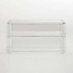 MUJI 7A57024 Drawer with Lid, Small, Clear