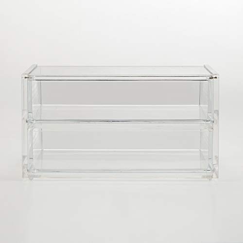 MUJI 7A57024 Drawer with Lid, Small, Clear