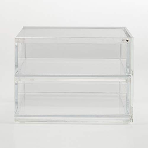 MUJI 7A57024 Drawer with Lid, Small, Clear