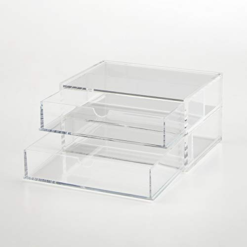 MUJI 7A57024 Drawer with Lid, Small, Clear