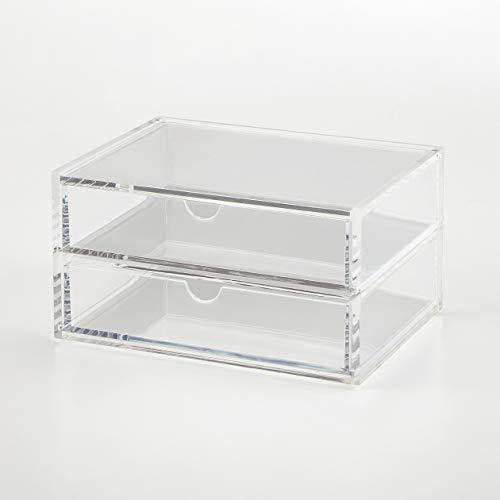 MUJI 7A57024 Drawer with Lid, Small, Clear