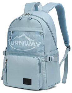 turnway waterproof lightweight 16” laptop backpack/daypack for travel, college, sport, men and women