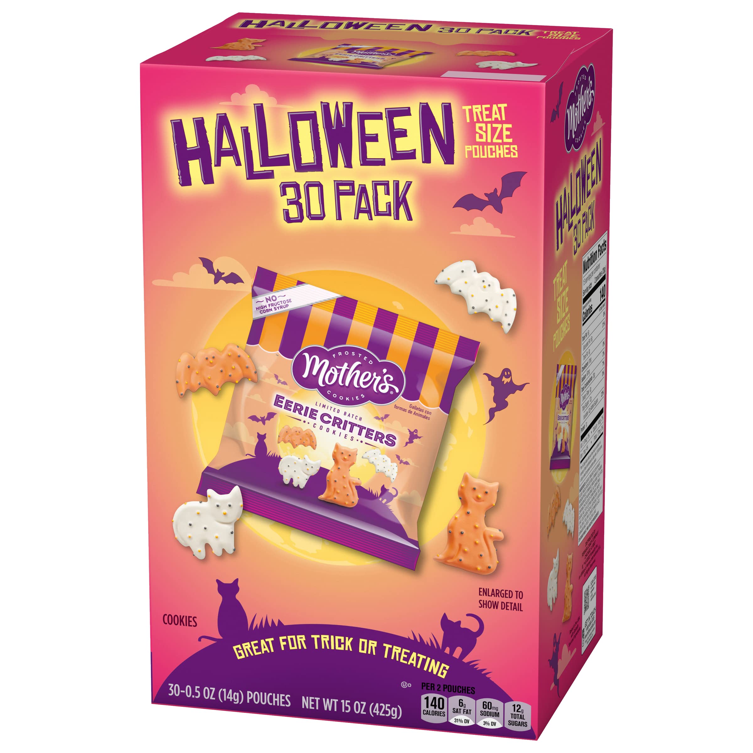 Mother's Circus Animals Halloween Cookies, 0.5 Oz. (Pack of 30)