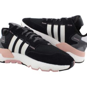 adidas Originals Nite Jogger Womens Shoes Size 9, Color: Black/Pink/White-Black