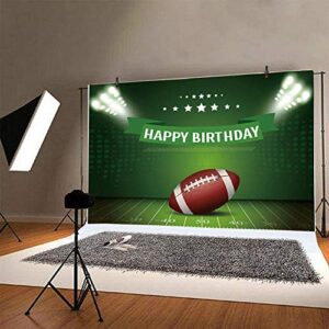Football Party Decorations, Football Banner for Birthday Party Decorations, Fantasy Football Theme Birthday Photo Props Backdrop for Boy's American Football(5X3ft)