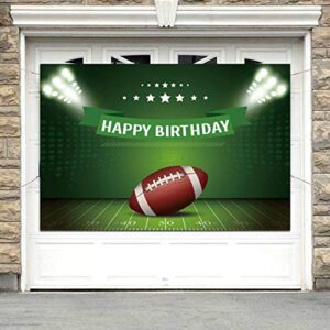 Football Party Decorations, Football Banner for Birthday Party Decorations, Fantasy Football Theme Birthday Photo Props Backdrop for Boy's American Football(5X3ft)