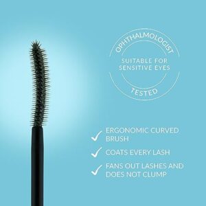 Talika Lipocils Mascara - Eyelash Growth Formula Mascara - 2-in-1 Makeup & Eyelash Care Solution - Black