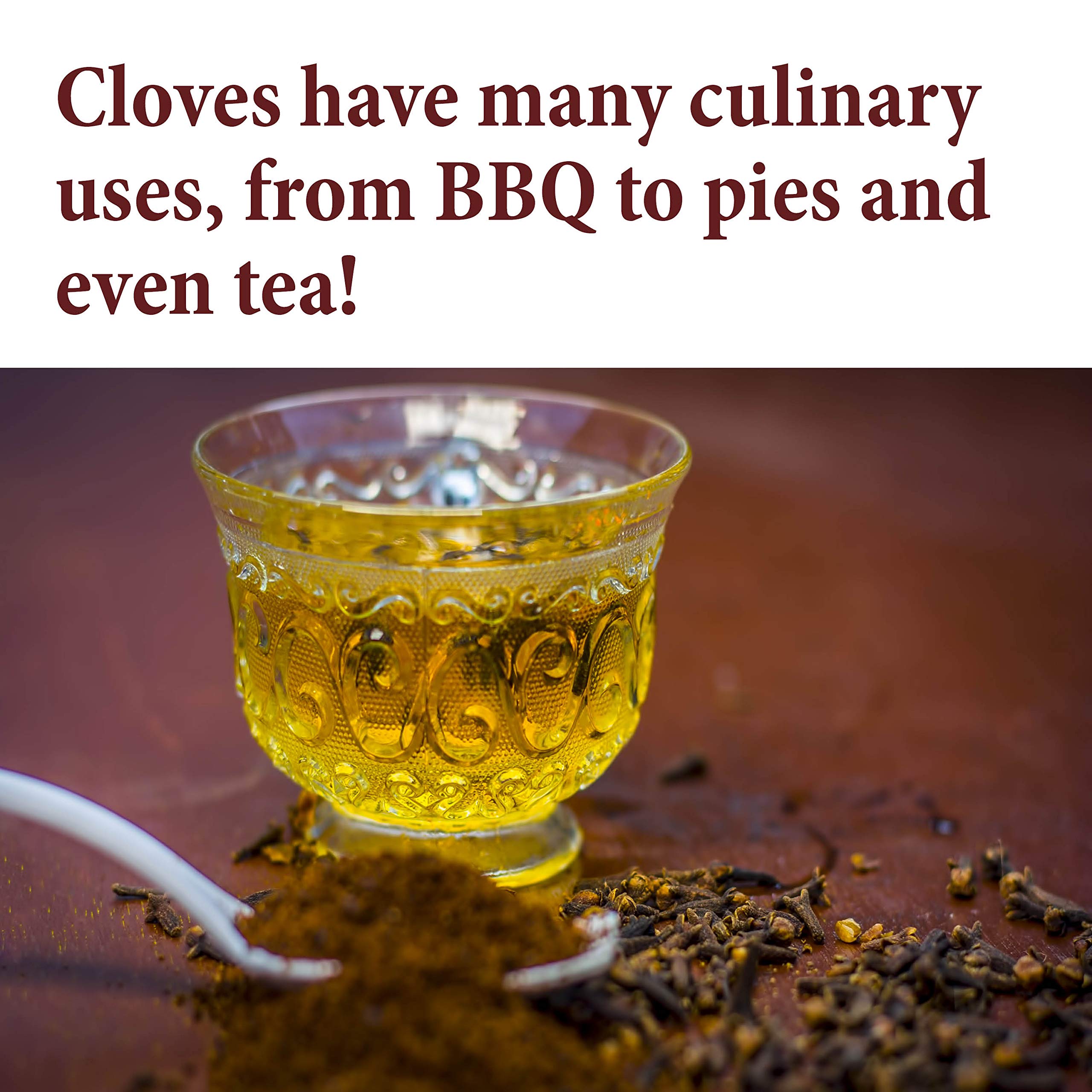 The Spice Way Cloves - whole (4 oz)| clove spice, for many savory dishes and even tea