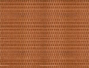 model train scenery paper -5 sheets 8.5"x11" (dark red brick, ho scale)