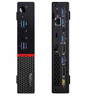 Lenovo ThinkCentre M900 Tiny Desktop, Quad Core Intel Core i5-6500T, 2.5GHz up to 3.1GHz, 8GB DDR4 RAM, 256GB SSD, AC-600 WiFi, HDMI, DVI, DisplayPort, Windows 10 Pro 64-bit (Renewed)