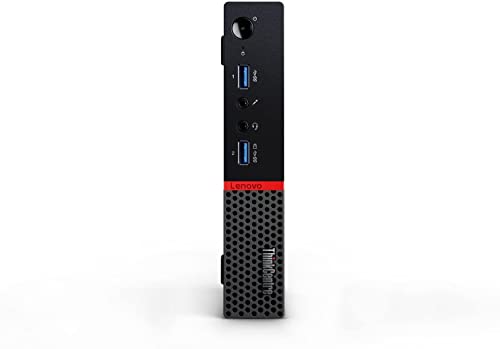 Lenovo ThinkCentre M900 Tiny Desktop, Quad Core Intel Core i5-6500T, 2.5GHz up to 3.1GHz, 8GB DDR4 RAM, 256GB SSD, AC-600 WiFi, HDMI, DVI, DisplayPort, Windows 10 Pro 64-bit (Renewed)