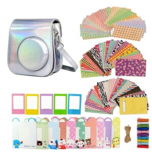 kimyoaee accessories bundle kit set for fujifilm instax mini 11 films accessory include camera case, film stickers, desk frames, hanging frame, clips with string