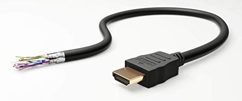 Goobay 47575 Ultra HiSpeed 8K HDMI Kabel, 48 Gbit/s - bis 10K/ 8K@60HZ/ 4K@120HZ - 4320p - Ultra HD, Full HD, HDTV, 3D, eARC, HDCP, Ethernet - 2.1 Series