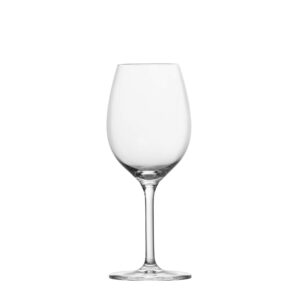 schott zwiesel tritan crystal glass banquet stemware collection, burgundy wine glass, 12.4 ounce, set of 6