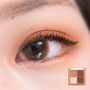 rom&nd] Better Than Eyes 6 colors | Basics Eyeshadow Palette|Velvety Texture| long-lasting makeup| Galaxy pearl glitter| MLBB| Daily Use| K-beauty |without crease 6g/0.21oz No. M01 DRY APPLE BLOSSOM