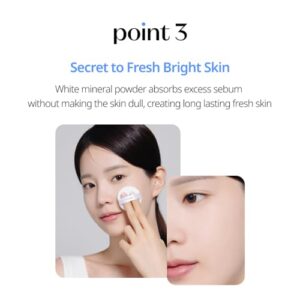 ETUDE Sebum Soak Pact | Facial Oil Control and Soft Skin with this Mineral Powder that Absorbs Sebum for a Matte Face | K-beauty