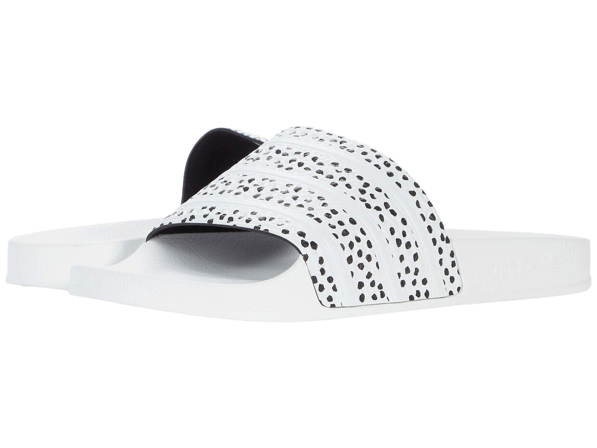 adidas adilette Footwear White/Core Black/Footwear White 7 B (M)