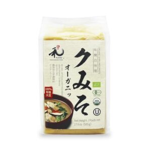 yuho organic shiro white miso paste 100% organic soybean and rice, no gmo, non-msg, japanese style instant miso soup, gluten free, kosher, no preservatives, vegan 17.6oz