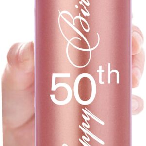 MEANT2TOBE 50th Birthday Gifts for Women, Gifts for 50th Birthday Girl,Happy 50th Birthday Tumbler, 50th Birthday Gift Ideas