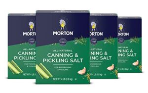 morton canning & pickling salt, 4 pound (pack of 4)