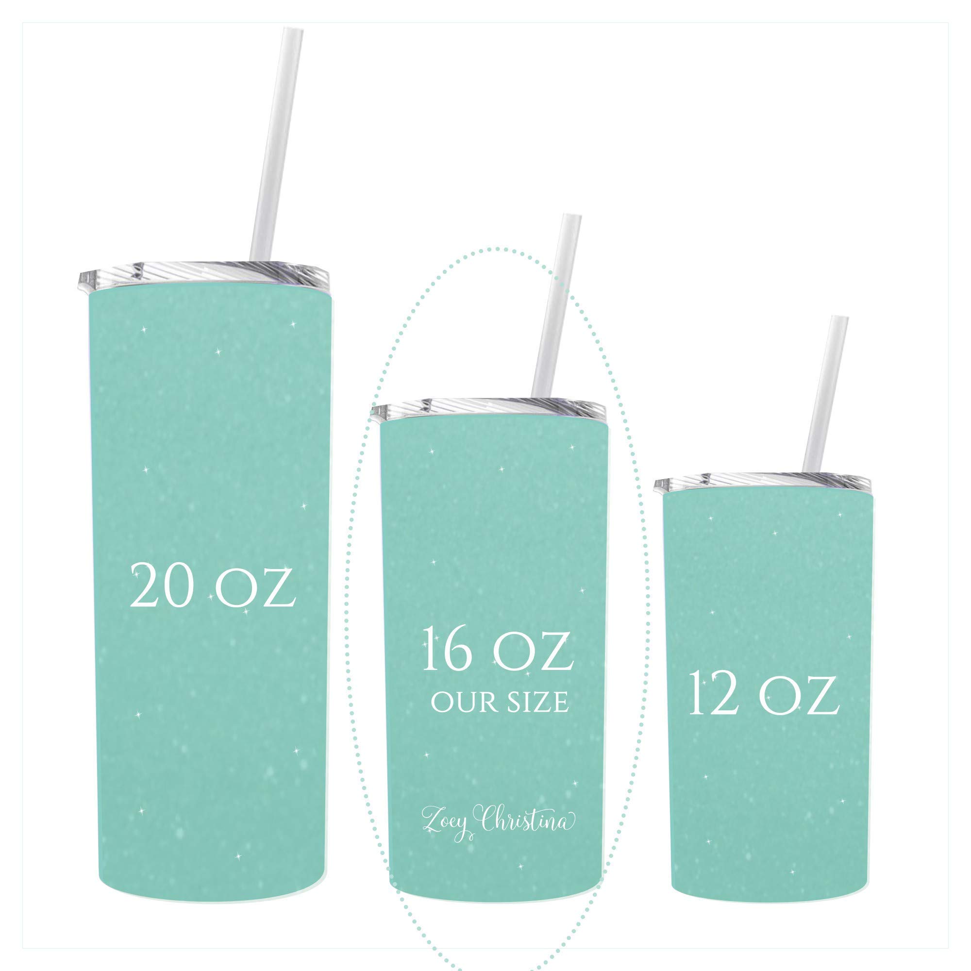 Horse Appreciation Gifts for Girls and Women Birthday Ideas Travel Tumbler or Coffee Mug for Her With Lid and Straw Mint 0300