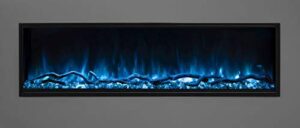 modern flames lps-5614 56" landscape pro slim 2x6 wall elec. fireplace