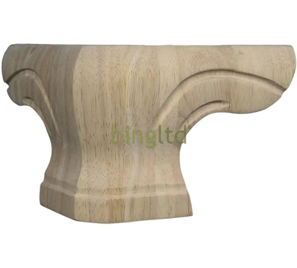 BingLTD - 5 3/4" Unfinished Hardwood Sofa Legs - Set of 4 (T-PFP-PED-RW)