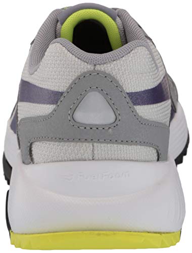 Reebok women's Lavante Terrain Running Shoe, Pure Grey/Yellow Flare, 8.5 US