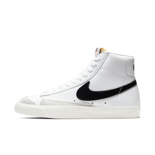 NIKE Women's Basketball Shoe, White Black Sail, 12.5