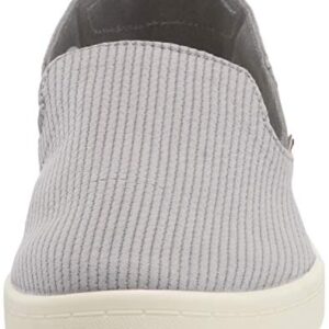 Reebok womens Cotton & Corn Slip on Walking Shoe, Spacer Grey/Chalk/White, 8.5 US