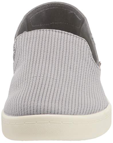 Reebok womens Cotton & Corn Slip on Walking Shoe, Spacer Grey/Chalk/White, 8.5 US