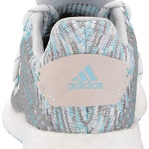 adidas Women's W Crossknit DPR Golf Shoe, White/Hazy Sky/Grey, 7.5 US