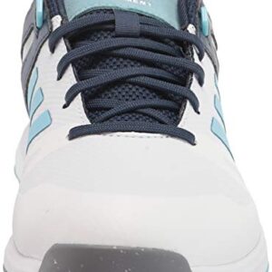 adidas Women's Golf Shoe, White/Hazy Sky/Crew Navy, 8.5