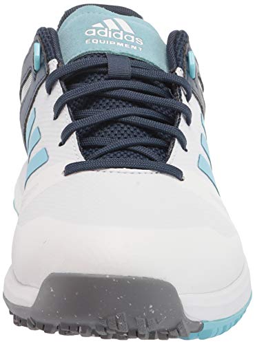 adidas Women's Golf Shoe, White/Hazy Sky/Crew Navy, 8.5