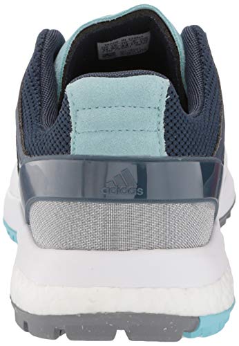 adidas Women's Golf Shoe, White/Hazy Sky/Crew Navy, 8.5