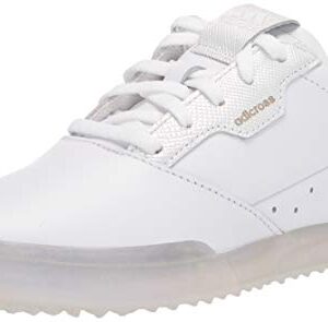 adidas womens Golf Shoe, White/White/Clear Mint, 7.5 US