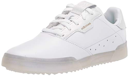 adidas womens Golf Shoe, White/White/Clear Mint, 7.5 US