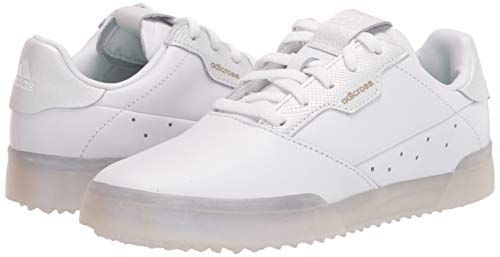 adidas womens Golf Shoe, White/White/Clear Mint, 7.5 US