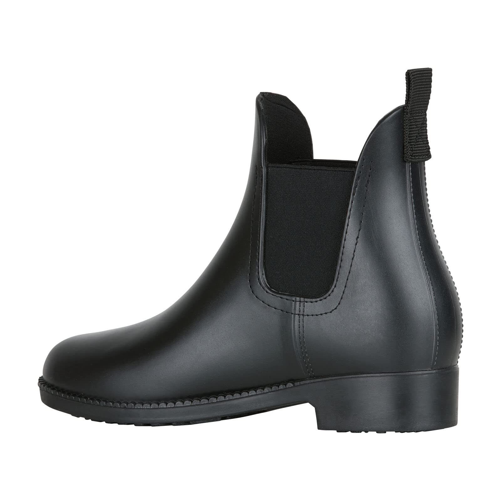 HORZE Bonn Rubber Paddock Boots - Black - 7.5