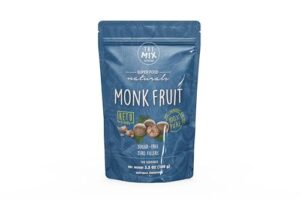 the mix superfoods - monk fruit 100% pure - monk fruit without erythritol - suitable for diabetics - 10 times sweeter than sugar - 3.5 oz (100 g)