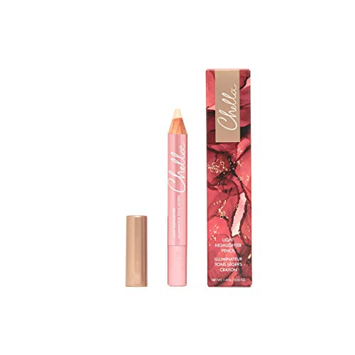 Chella Highlighter Makeup Pencil - Vegan, Cruelty Free, Paraben Free, Gluten Free - Use as a Highlighter, Concealer and Under Eye Liner (Light Matte)