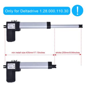 Okin Fromann Deltadrive Model 1.28.000.110.30 Electric Recliner Lift Chair Actuator Motor Replacement