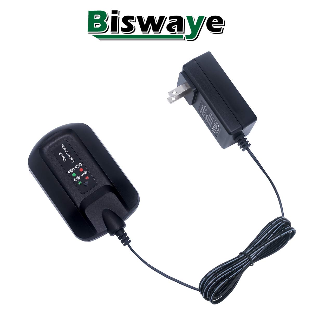 Biswaye WA3742 WA3732 20V Lithium Charger Compatible with Worx 18V/20V PowerShare Battery WA3525 WA3520 WA3512 WA3512.1 WA3575 WA3578