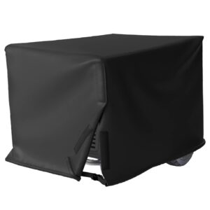 SHINESTAR Universal Generator Cover 26 x 20 x 20 inch - for 3000-5000 Watt Portable Generators, for Westinghouse, Champion, WEN, DuroMax and More, Heavy Duty Waterproof 600D Polyester, Black