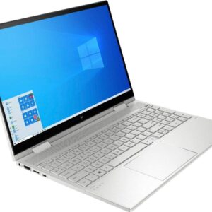 HP Envy x360 2-in-1 Laptop, 15.6" Full HD Touchscreen, 10th Gen Intel Core i7 Processor, 12GB Memory, 512GB PCIe NVMe SSD, Wi-Fi, HDMI, Backlit Keyboard, Windows 10 Home, Silver (i7-1065G7 Processor)