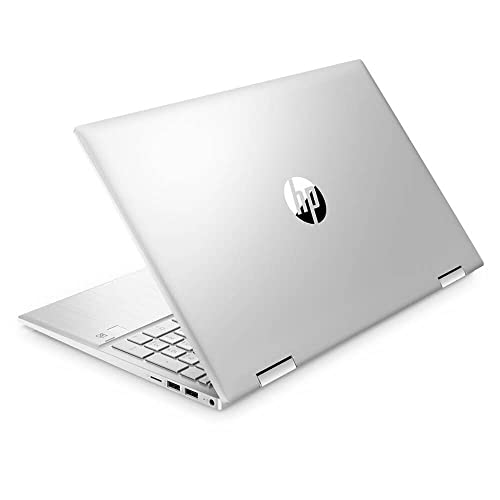 HP 2022 Envy x360 2-in-1 15.6" FHD Touchscreen Laptop, Intel Core i5-1135G7, 8GB RAM, 256GB PCIe SSD, Backlit Keyboard, Iris Xe Graphics, HD Webcam, Win 10 Pro, Silver, 32GB Snow Bell USB Card