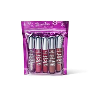 essence | mixed 5-pack shine shine shine lipgloss | cruelty free
