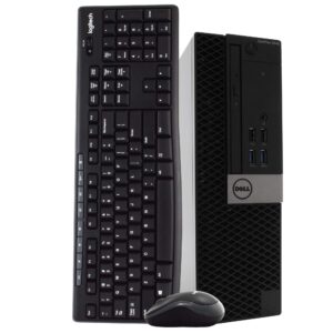 dell optiplex 5040 small form factor (sff) pc desktop computer, intel i5-6500, 16gb ram, 2tb hard drive, windows 10 professional, wireless keyboard & mouse, dvd-rw, wifi, hdmi, usb 3.0 (renewed)