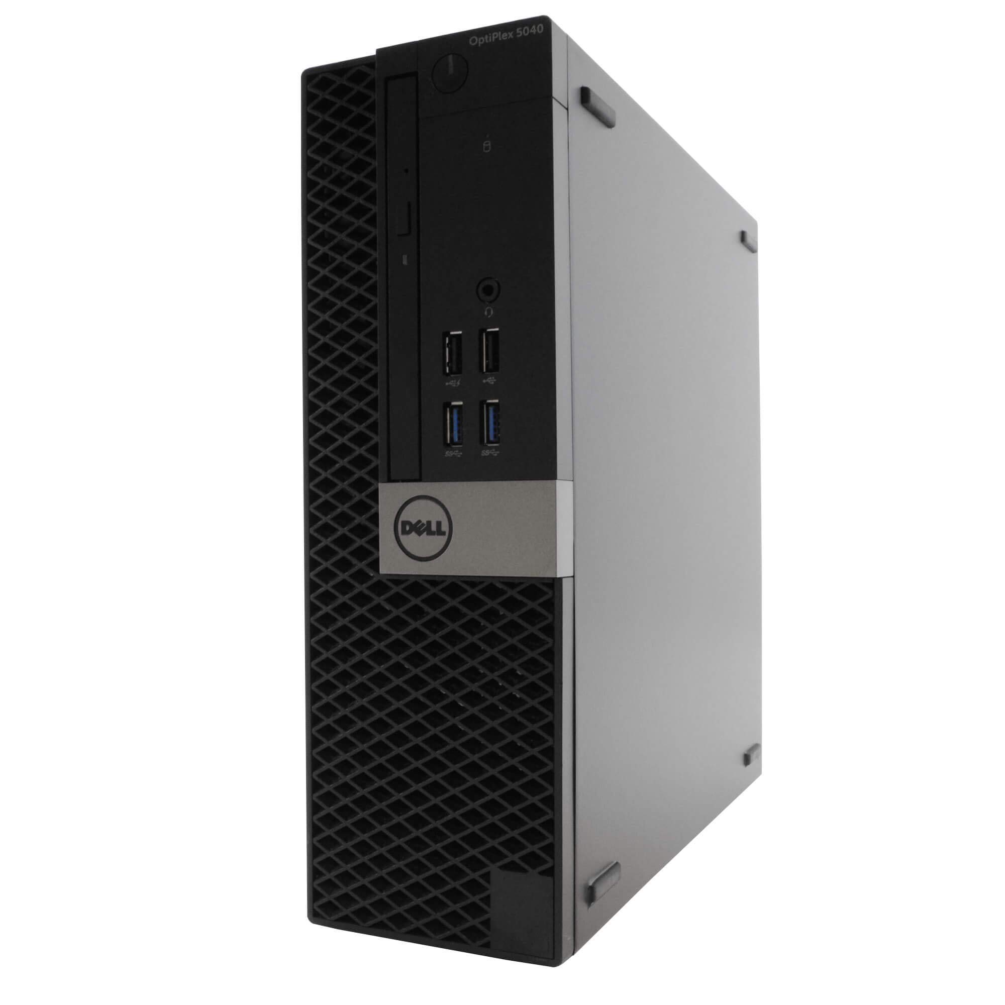 Dell OptiPlex 5040 Small Form Factor (SFF) PC Desktop Computer, Intel i5-6500, 16GB RAM, 2TB Hard Drive, Windows 10 Professional, Wireless Keyboard & Mouse, DVD-RW, WiFi, HDMI, USB 3.0 (Renewed)