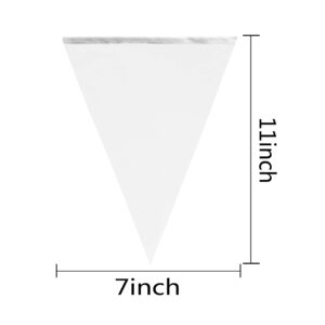TSMD Solid White Pennant Banners Flags String DIY Blank Bunting Flags,Party Decorations for Grand Opening,Kids Birthday,Party Events Celebration
